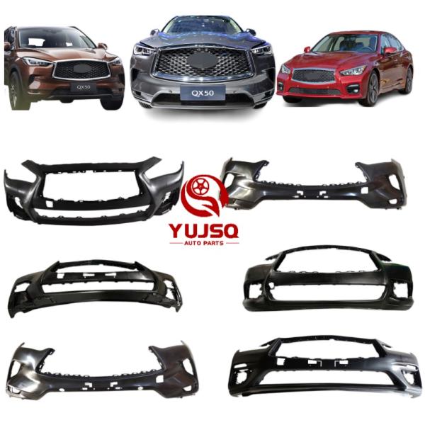 OE 62022-6HJ2H Front Bumper Lip for Infiniti Q50 2014-2017 Universal Fit