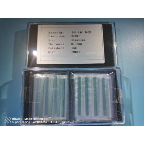 Optical Square 40x3mmt 6H-N Sic Silicon Carbon Chips
