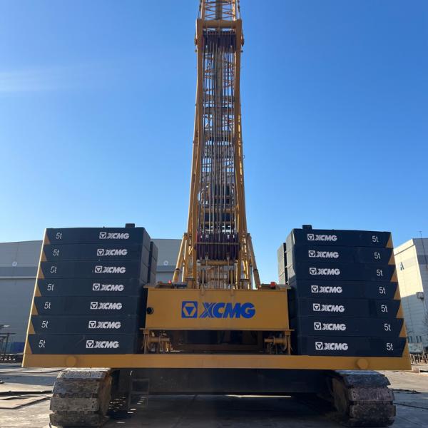 XLC260 Second Hand Crawler Cranes 120m Telescopic Boom Crawler Crane