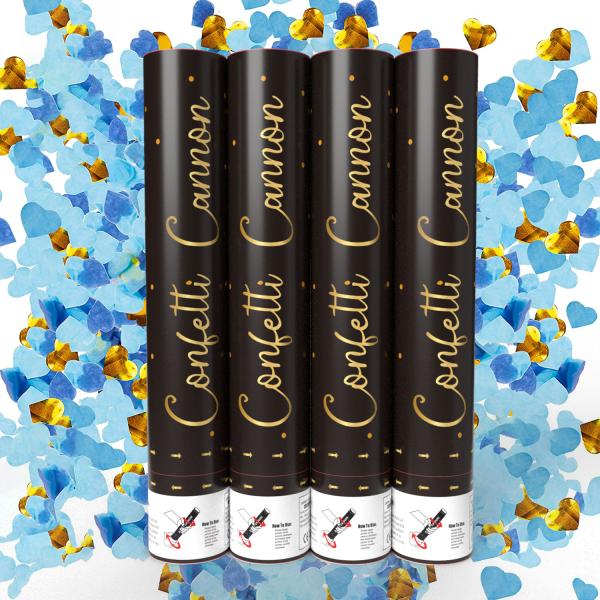Party Supplies Gender Reveal Confetti Smoke Powder Cannons for Occasion