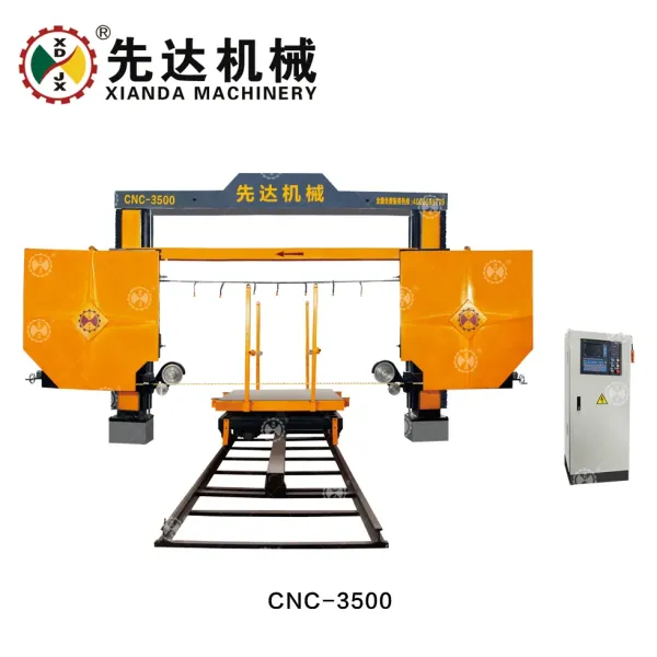 CNC Diamond Wire Saw Stone Cutting Machine for Block Trimming
