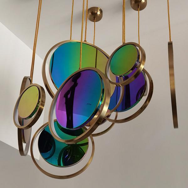 Hotel Lobby Art Exhibition Hall Lights Villa Stainless Steel Chandelier Pendant Light