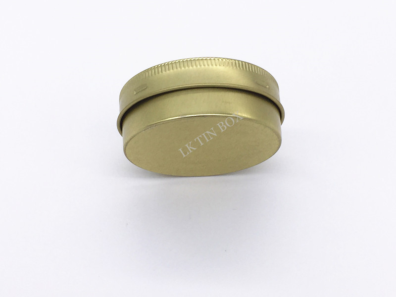 CMYK  Sugar Storage Container Metal Tin Box With Embossing On Lid