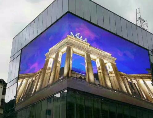 P6 P8 P10 Full Color Outdoor LED Sign Screen , Big Outdoor Digital Signage Displays