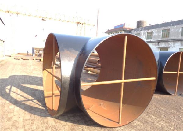 A420 Alloy Steel Tee Steel Pipe Fittings Seamless Butt Weld Carbon Steel Straight Tee