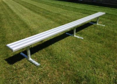 Long Life Aluminum Sports Benches / Anti Rusting Frame Portable Aluminum Benches