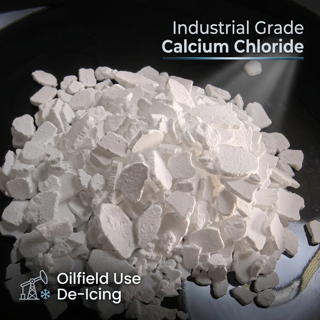 Calcium Chloride Deicer With Hygroscopic Action Exothermic Melting Performance