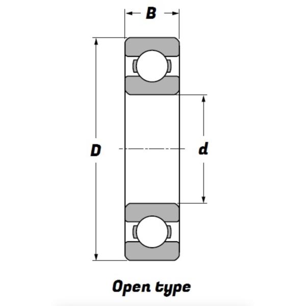 Мини диаметр 12*32*10mm шарикоподшипника 6201 паза размера GCR15 глубокие наружный