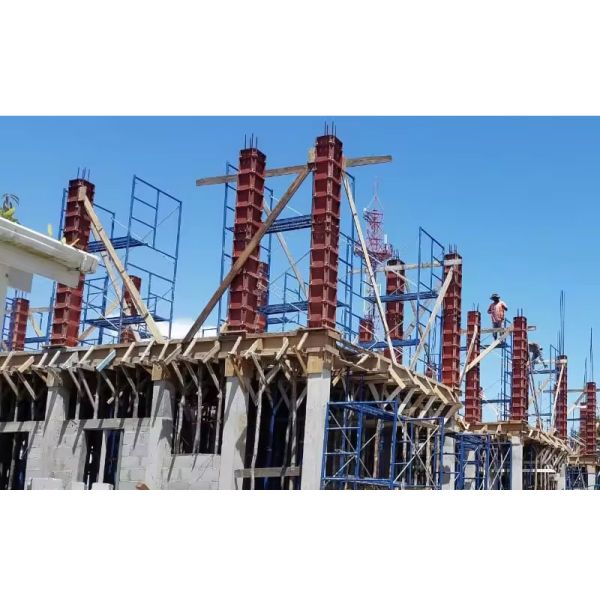 Reusable Adjustable Steel Formwork System with High Load Bearing Capacity for Concrete Construction