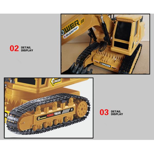 Simulation 1 18 Scale Excavator Toy Large Electric Construction Vehicle for Children