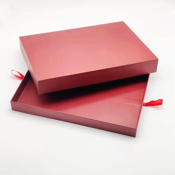 Rigid Cardboard Paper Jewelry Gift Box Hot Stamping Airtight