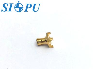 MCX Male RF Coaxial Connector – PCB Mount, Gold-Plated, Solder Type