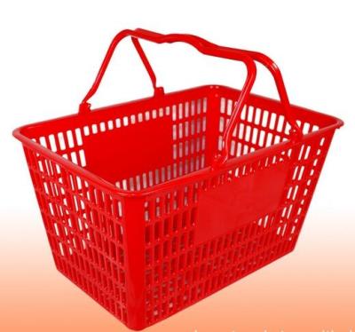 Grocery Store Plastic Hand Shopping Basket Handheld Laundry Basket