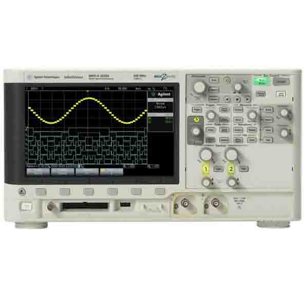 2/4channels Digital Oscilloscope deep memory digital storage