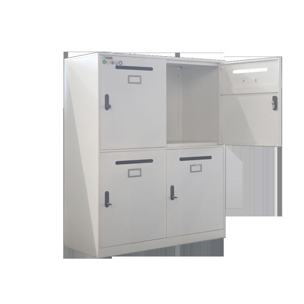 Knock Down Metal Letters Cabinet for Storage 0.5mm Thickness
