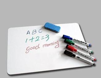 Student Magnetic White Board , Refrigerator Dry Erase Board Eco - Friendly