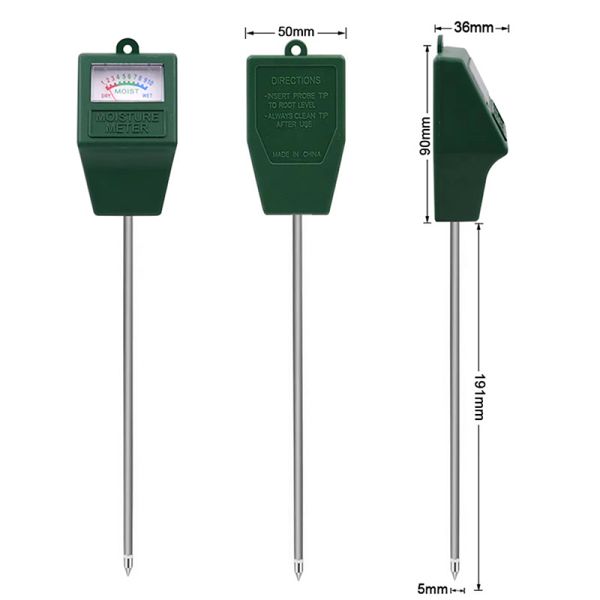 Garden Farm Soil Thermometer Digital Soil Tester Soil Moisture Meter Tester Portable