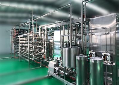 Sistema esterilizando tubular SS304 da máquina automática do esterilizador de UHT para produtos láteos