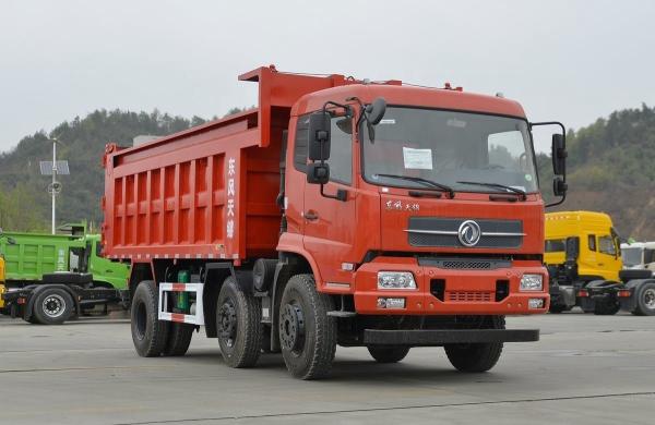 Caminhão de descarga de 15T 8 rodas Caminhão de descarga pesado 6X4 para transporte de carga pesada
