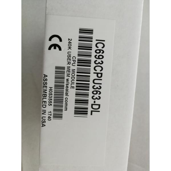 IC693CPU363-DL GE Fanuc 240K User Mem W/Seaial Comm CPU Module