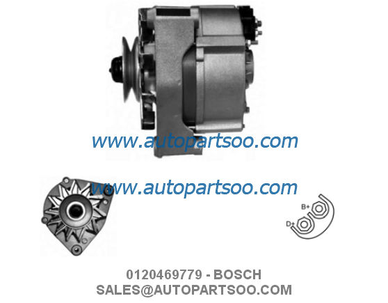 0123310011 0986040220 - BOSCH Alternator 12V 80A Alternadores