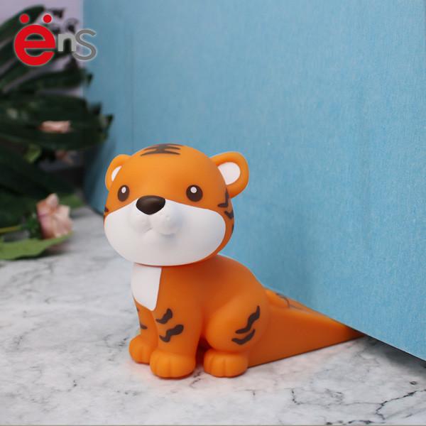 Cute Plastic PVC Door Stopper Tiger Shape  for promotional gifts OEM
