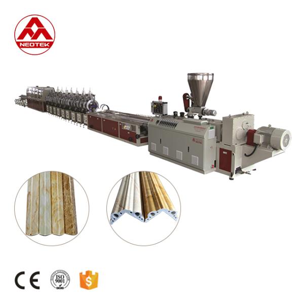 38CrMoALA Material de tornillo PVC Imitación Línea de extrusión de chapa de mármol para planta de fabricación