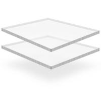 Plaque de diffuseur acrylique transparente 10 mm Panneaux acryliques pour éclairage fluorescent
