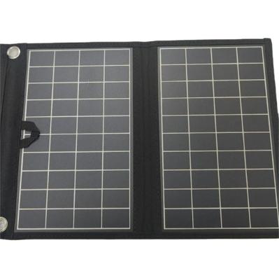 Saco de mão de painel solar de 8W Saco dobrável portátil USB duplo para acampar e viajar