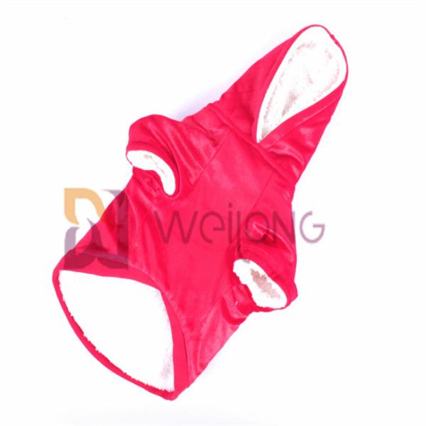 Autumn Shiny Velour Pet Hoodie Soft And Warm BSCI christmas dog jacket Coat