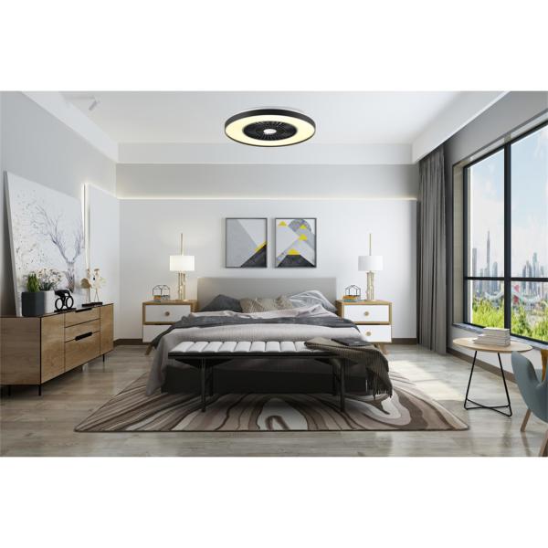 Ceiling Fan Light with Black Painting Frame(323115-8)