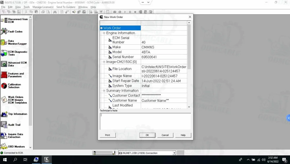 VOCOM 2 88894000 Усовершенствованный диагностический инструмент экскаватора для грузовиков Mack и тяжелых грузовых автомобилей