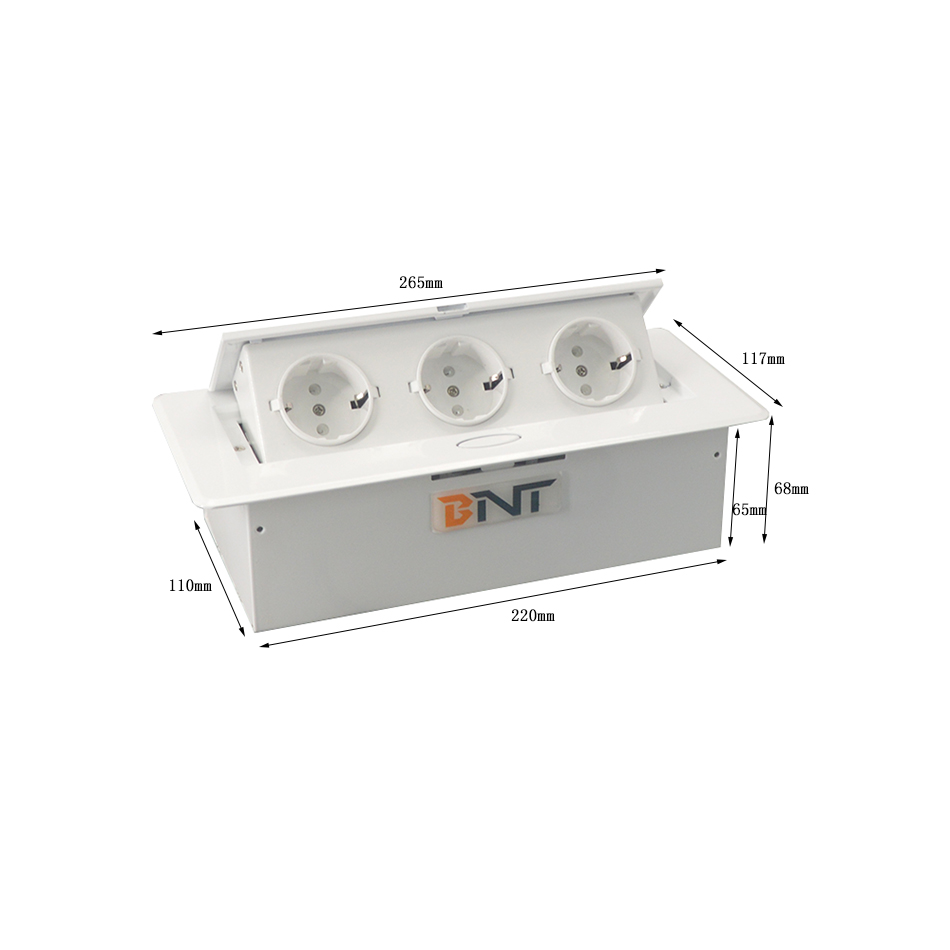 Cubby кабеля 16A 240V хлопает вверх выход силы таблицы гнезда