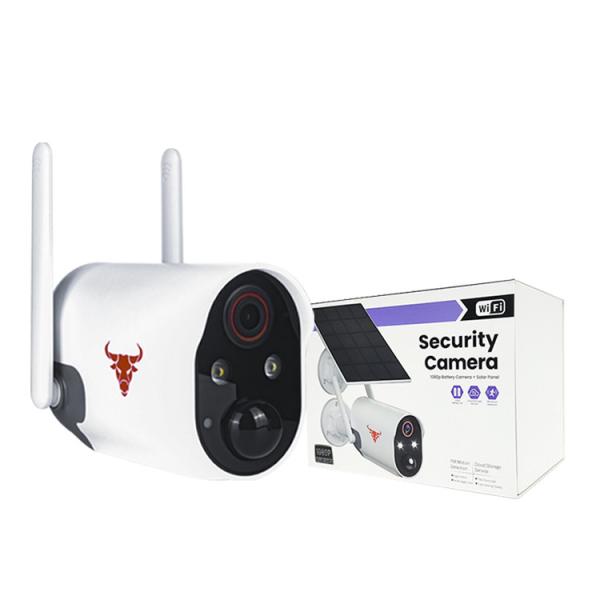 камера слежения IP65 CCTV 1080p солнечная приведенная в действие беспроводная домашняя делает водостойким