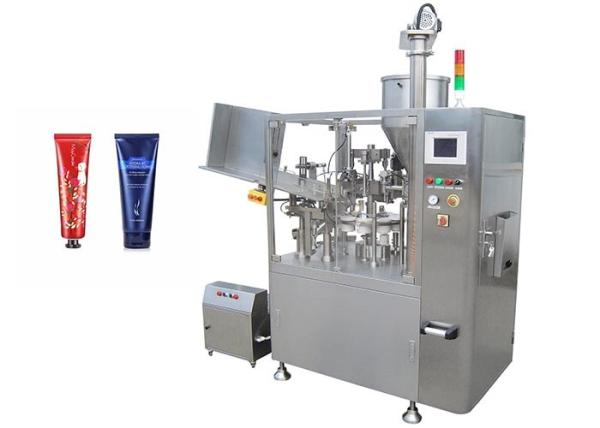CE Auto Plastic Tube Filling And Sealing Machine Support Hand Cream Tube Filling