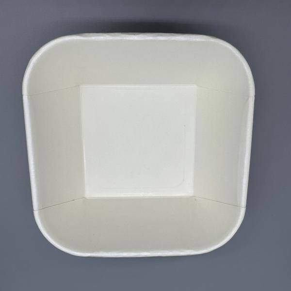 HOT VENDER Fabricação Caixa Quadrada Biodegradável Disponível Caixa Quadrada de Papel Adequado Com Cobertura Para Alimentos Saúde
