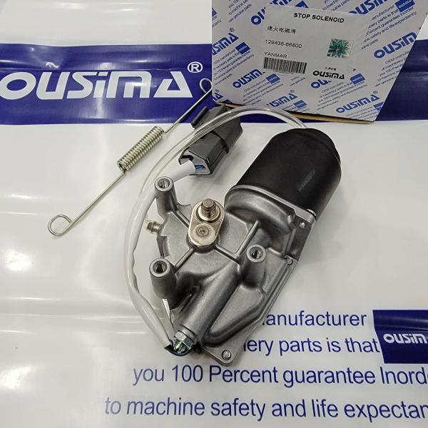 Máquina escavadora Solenoid Valve da parada programada do combustível 129436-66800 para YANMAR