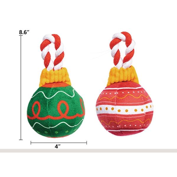 Washable Christmas Pet Chew Toy With Squeaker Machine