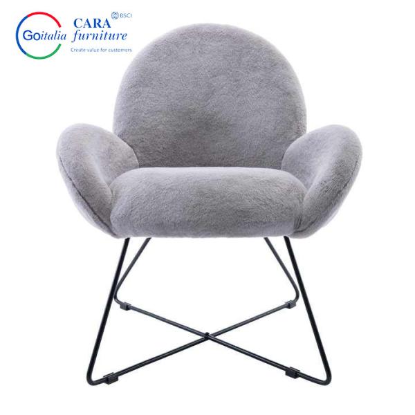 Hotel Leisure Relax Accent Chair Fabric Thick Seating Armchair Fabric Single Chairs Modern For Living Room