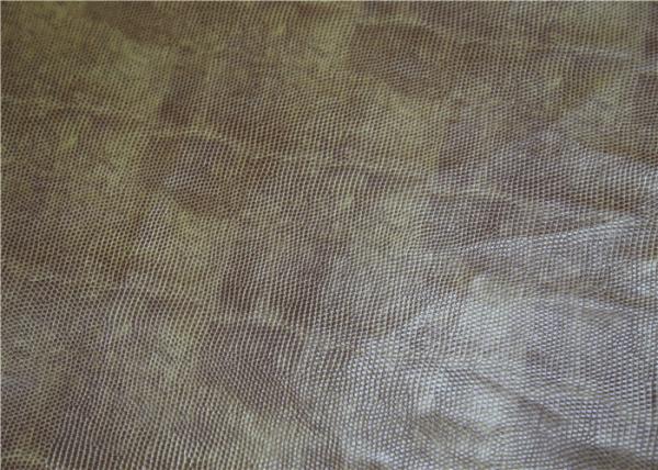 Brown Faux Leather Material , Waterproof Pvc Artificial Leather 330 Gsm