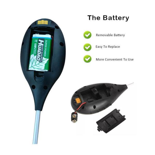 Plastics and Stainless Metal 4-in-1 Soil Fertility Tester for Garden Farm Greenhouse