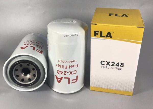 YANMAR Excavator Fuel Filter , Diesel Fuel Filter Water Separator  Paper Material Core