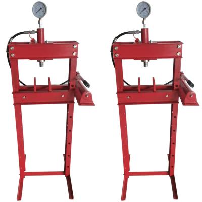 Resistência preta vermelha feita sob encomenda de 50 Ton Hydraulic Shop Press Corrosion com calibre