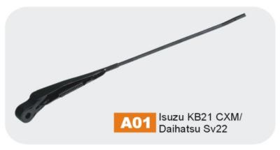 Black Windshield Wiper Arm For Isuzu KB21 CXM Daihatsu SV22