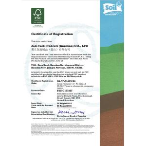 Aoli Pack Products (kunshan) Co.,Ltd Сертификации