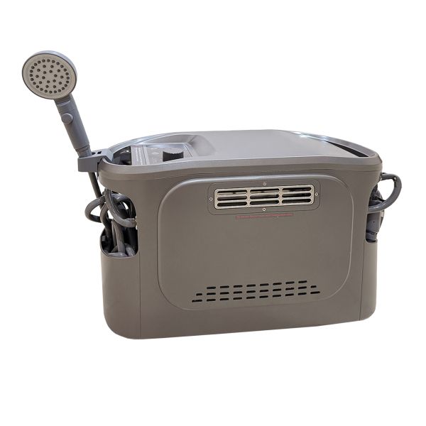 Off Grid Shower Mobile Gas Water Heater Portable RV Tankless Propane Geyser For Hunting
