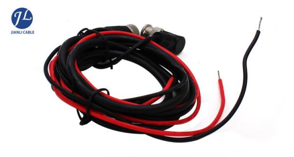 Single Shielding GX12 4 Pin Aviation Cable With RCA BNC Video Connector