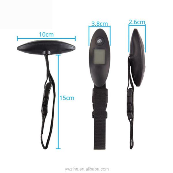 Portable LCD Digital Electronic Luggage Scale 40kg/100g Handled Travel Bag Weighting Battery Powered Button Battery Yes