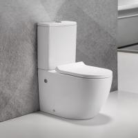 Two Piece Washdown Bathroom WC Toilet Elongated Seat Included