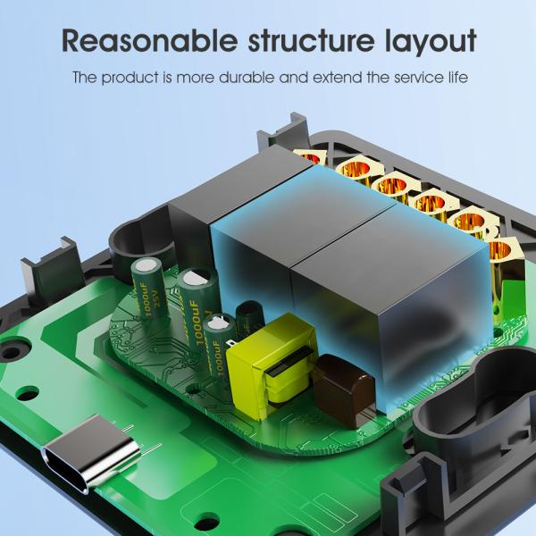 Tuya WiFi Touch Wall Switch Type C, norme UE, RF433, 110-240V, avec minuterie et commande vocale, compatible avec Alexa et Google Home pour l'éclairage domestique intelligent